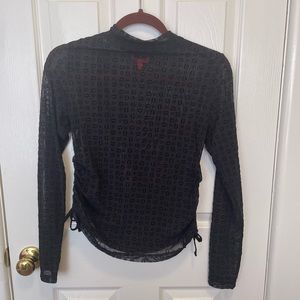 Sheer black GUESS shirt